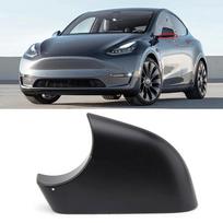 Automobilio priekinio šoninio veidrodžio sparno dangtelio apatinė dalis, laikiklis, matinės juodos spalvos dangtelis, skirtas Tesla Model Y 2020 2021, automobilių priedai