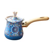 Camping Coffee Pot with Comfortable Grip And Lid for Induction Cooking 550 ml
