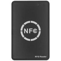 13,56 MHz NFC išmaniųjų kortelių skaitytuvas 125 KHz/250 KHz kortelių kopijuoklis USB programuotojas nemokama programinė įranga šifruotų kortelių dekoderis RFID 125 KHZ skaitytuvas juoda