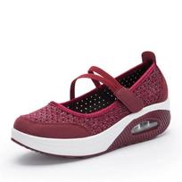 Tikri Oro Pagalvėlės Moteriški Plokštumos Batai Moteriški Kvėpuojantys Tinklelio Laisvalaikio Patogūs Minkšti Loaferiai Zapatos Mujer Moteriški Sportbačiai 35 raudona