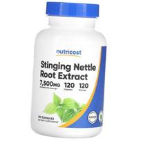 Dilgėlių šaknų ekstraktas, Stinging Nettle Root Extract 7500, Nutricost 120 kaps. (71647083) 120caps