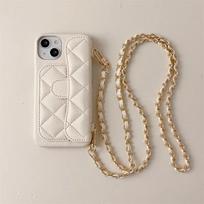 Crossbody Lanyard Wallet with Card Holder Phone Case for IPhone 16 15 Plus 14 13 12 Pro Max 11 PU Leather Shockproof Cover For iPhone 15Pro Max balta