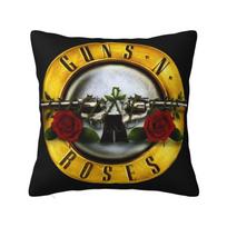 Guns N Roses kulkos logotipas pagalvės užvalkalas 40x40cm Hard Rock grupė aksominis Nordic stiliaus pagalvės užvalkalas automobiliui, sofai 30x30cm 12x12in