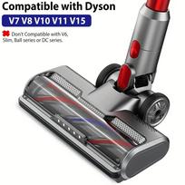 Siurbimo galvutė Dyson V7 V8 V10 V11 V15 siurbliui su penkiais LED žibintais, tinkama kilimams, medinėms grindims