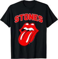 Rolling Stones Official Varsity T-Shirt tops tee 100% cotton unisex men's women's L