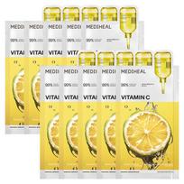 [MEDIHEAL] Vitaminas C esencijos kaukė Skaistinanti tonizuojanti 24ml*10 vnt.