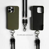 Individualizuotas natūralios odos telefono dėklas su įkrovimo dirželiu, skirtas iPhone 16 Pro Max dėklams 15 14 13 12 11, magnetinis dangtelis Fundas For iPhone 16 Pro Max&Genuine leather