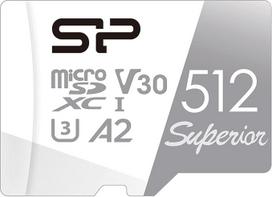 "MicroSD" 512GB talpos silikoninis maitinimas (Nintendo Switch veikimas patikrintas), suderinama su 4K, UHS-I U3 V30 A2 standartas Ultra HD, didelė talpa, didžiausia sparta 100MB/s SP512GBSTXDA2V20SP