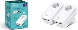 "TP-Link" WLAN Powerline adapteris TL-WPA8631P, baltos spalvos ir Powerline adapterių rinkinys TL-PA8030P KIT (1300Mbit/s Homeplug AV2, 2*2-MIMO, lizdas, 6 Gigabit prievadai, Plug & Play, suderinamas su Powerline adapteriais)