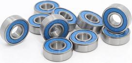696RS guoliai ABEC-3 (10 vnt.) 6x15x5 mm miniatiūriniai 696-2RS guoliai RS 696 2RS su mėlynu sandarikliu R-1560DD