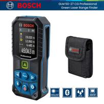BOSCH GLM 50-27 CG žalias lazerinis nuotolio ieškiklis 50M daugiafunkcis lazerinis matavimo prietaisas IP65 Bluetooth atstumo matuoklis