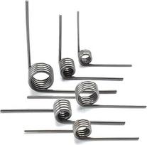 BELLAY 5 vnt./laisvos 1,6 mm spyruoklinės plieninės vielos sukimo spyruoklės 90/180 laipsnių spyruoklės (dydis: 1,6 x 10 x 40 mm, spalva: 180 laipsnių)
