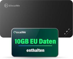 GlocalMe U3 4G mobilusis WLAN maršruto parinktuvas, SIM kortelės nereikia, "MiFi Hotspot" su 10GB duomenų Europoje, prieinamas daugiau nei 200 šalių, nešiojamasis "WiFi", skirtas keliauti be sutarties