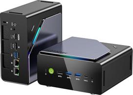GMKtec žaidimų mini kompiuteris AMD Ryzen 7 H 255 (atnaujinimas 8745HS) 32GB DDR5 1TB SSD stalinis kompiuteris 3XM.2 2280 išplėtimas Oculink Dual NIC 2.5G HDMI 2.1 USB4 K12