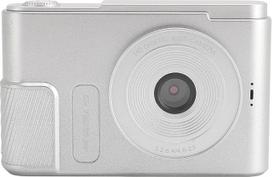 Skaitmeninis fotoaparatas, 48 MP 4K skaitmeninis fotoaparatas su 2,4 colio ekranu, mielas skaitmeninis fotoaparatas su 16x priartinimu ir apsauga nuo drebėjimo berniukams ir mergaitėms (sidabrinis)