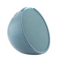 Sieninis laikiklis garsiakalbiui Amazon Echo Pop, taupantis vietą, su integruotu kabelių valdymu, apsaugantis nuo kritimo garsiakalbio stovas