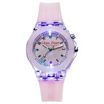 CQ82 kids watch for Girls teens Kids Luminous Cocks Wristwatch flash Silicone strap Cartoons Watch for children