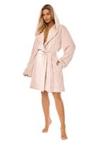 Moteriškas chalatas „Luna“ angoros spalvos (modelis 2509) Angora (šviesi kreminė) M