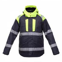 Šilta ir neperpučiama striukė BoSafety Oxford WJ-8926NEW  su atšvaitinėmis segmentinėmis juostomis
