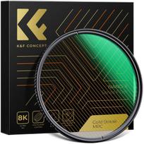 K&F Concept K&F 82MM Gold Streak Effect Lens Filter (2mm) Anamorphic Optical Glass Light Flare Effect