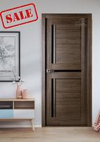 Vidaus durys 800x2000 Matrix 02 spalva pilkas ąžuolas, komplektuojamos su stakta ir durų apdaila