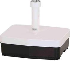 "Siena" sodo skėčių stovas Kvadratinis 45 kg baltas