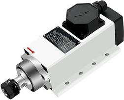 2,2 kW ER20 quadratischer luftgekühlter Spindelmotor 24000 U/min 400 Hz Montageflansch(2.2kw ER20 380V)
