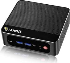 Beelink mini kompiuteris, AMD Ryzen 7 5700U (iki 4,3 GHz, 8C/16T), 16GB DDR4, 500GB M.2 NVME SSD, SER5 mini kompiuteris, palaiko 4K@60Hz, trigubas ekranas/HDMI/DP1.4/WiFi 6/BT5.2/USB-C, "Office Home