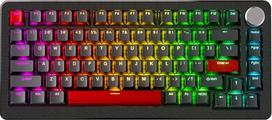 DrunkDeer A75 Pro Rapid Trigger Silent Magnetinis jungiklis Mechaninė žaidimų klaviatūra su sukamąja rankenėle 75% 82 klavišai Reguliuojamas veikimas RGB PBT klavišų dangtelis OEM profilis TKL USB laidinis ANSI