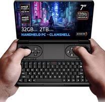 GPD "Win Mini 2025" nešiojamasis žaidimų kompiuteris, "AMD Ryzen AI 9 370", 12C/24T iki 5,1 GHz, "Radeon 890M" GPU, 32GB LPDDR5X RAM, 2 TB NVMe SSD, 7 colių 1080p 120 Hz jutiklinis ekranas, "Wi-Fi 6E", "Bluetooth 5.3