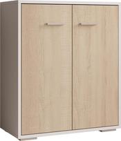 MB Muebles Bonitos Svetainės baldų spinta Svetainės baldų spinta Plotis 60 x aukštis 71 x gylis 30 cm Šiuolaikinė spalva Balta ir Sonoma Matinis MDF Modelis Lander