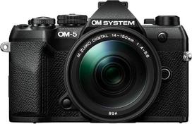OM SYSTEM OM-5 Mark II "Micro Four Thirds" sistemos fotoaparatas su M.Zuiko Digital 14-150 mm F4-5.6 II objektyvu, 20 MP "Live MOS" jutiklis, 5 ašių vaizdo stabilizavimas, IP53 apsauga nuo oro sąlygų, fotografavimas iš rankos didelės raiškos nuotraukomis