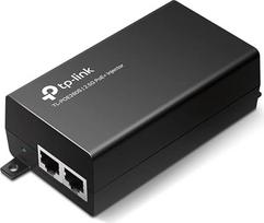 TP-Link POE260S PoE inžektorius, 2 × 2,5Gb/s prievadai, suderinamas su IEEE802.3af/at, bendra galia iki 30 W, montuojamas ant sienos ir stalinio kompiuterio, "Plug and Play