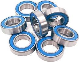 6800-2RS guolis 10x19x5 mm ABEC-7 (6 vnt.) 10 19 5 6800RS metriniai plono skerspjūvio rutuliniai guoliai, skirti dviračio stebulės priekinėms galinėms stebulėms