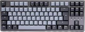 Durgod Taurus K320 TKL mechaninė žaidimų klaviatūra, 88 klavišai, dažų sublimacijos PBT, C tipo USB, ISO UK (vyšninė, maišyta su ruda, kosminė pilka)