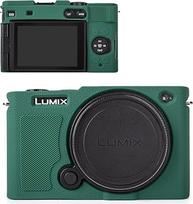 MUZIRI KINOKOO Minkštas silikoninis dėklas, suderinamas su "Panasonic Lumix S9" beveidrodžiu fotoaparatu, apsauginis dėklas "Panasonic Lumix S9" fotoaparatui ir neslystantis, apsaugantis nuo įbrėžimų, kad apsaugotų fotoaparatą - žalias