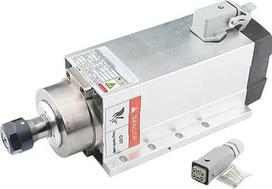 Quadratische luftgekühlte elektrische Spindel 2,2 KW ER20 220 V 380 V 400 Hz 24000 U/min Montageflansch(2.2kw ER20 380V)
