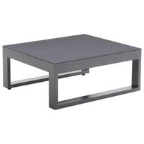 AMATIO metalinis lauko stalas su keramikiniu stalviršiumi, 37 x 90 x 90 cm