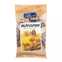 Karamelizuoti migdolai su medumi, 150 g
