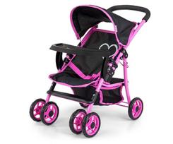 Lėlių vežimėlis Milly Mally Kate Prestige Black