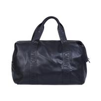 CHILDHOME DIDELIS MAMOS REIKMENŲ KREPŠYS MOMMY BAG, SIGNATURE - VEGAN LEATHER - BLACK