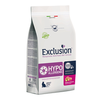 Exclusion Hypoallergenic maistas katėms su kiauliena ir bulvėmis, 300 g