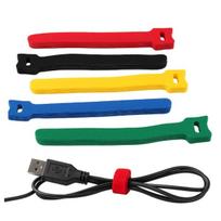 Kabelių laikiklis - įvairių spalvų - Velcro kabelių raištis - 110x10mm - 50vnt