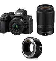 Nikon Z50 II (Z 50 II), (Z50II) + NIKKOR Z DX 16-50mm f/3.5-6.3 VR + NIKKOR Z DX 50-250mm f/4.5-6.3 VR + FTZ II Mount Adapter