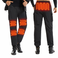 Šildomos ir vandeniui atsparios kelnės su USB jungtimi, RC-K-2019, 3XL