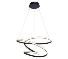 Endon 97632 - LED liustra ant laido DUNE LED/47,5W/230V 3000K juoda
