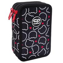 Forminis trijų skyrių penalas su priedais CoolPack Jumper 3 BEAR