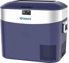 "Bingi" kompresorinė šaldymo dėžė 22L nešiojamas automobilinis šaldytuvas 12/24V DC ir 230V AC mini šaldiklis automobiliui, sunkvežimiui, stovyklavietei, kemperiui ir namams (nuo 15°C iki -18°C)