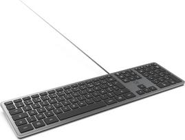"Mobility Lab" itin plona laidinė kompiuterio klaviatūra kosminės pilkos spalvos - USB prancūziška AZERTY