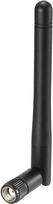 "Sourcing Map" WiFi antena 3dBi 2,4/5,8 GHz RP-SMA jungtis Omni kryptis Dviejų juostų 110 mm mini sulankstoma suderinama su "Bluetooth" / "Zigbee" antena Juoda